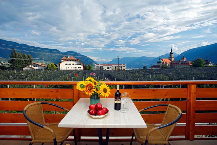 Panoramablick vom Balkon