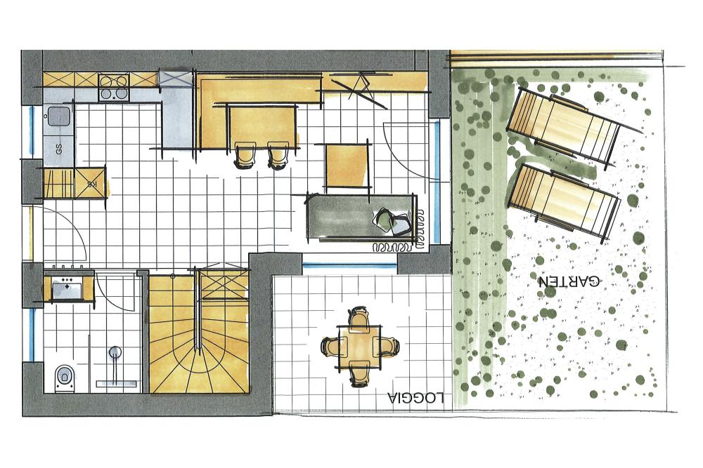 Sketch: lower floor - Cosmic