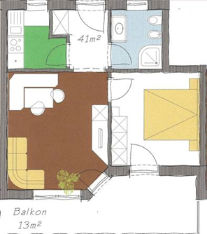 Skizze Ferienwohnung Elstar Skizze Ferienwohnung Elstar