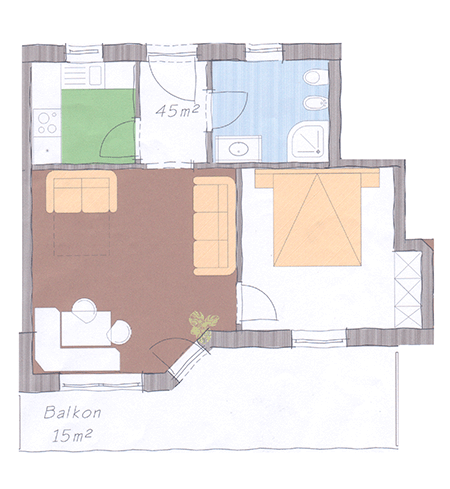 Sketch apartment Jonagold