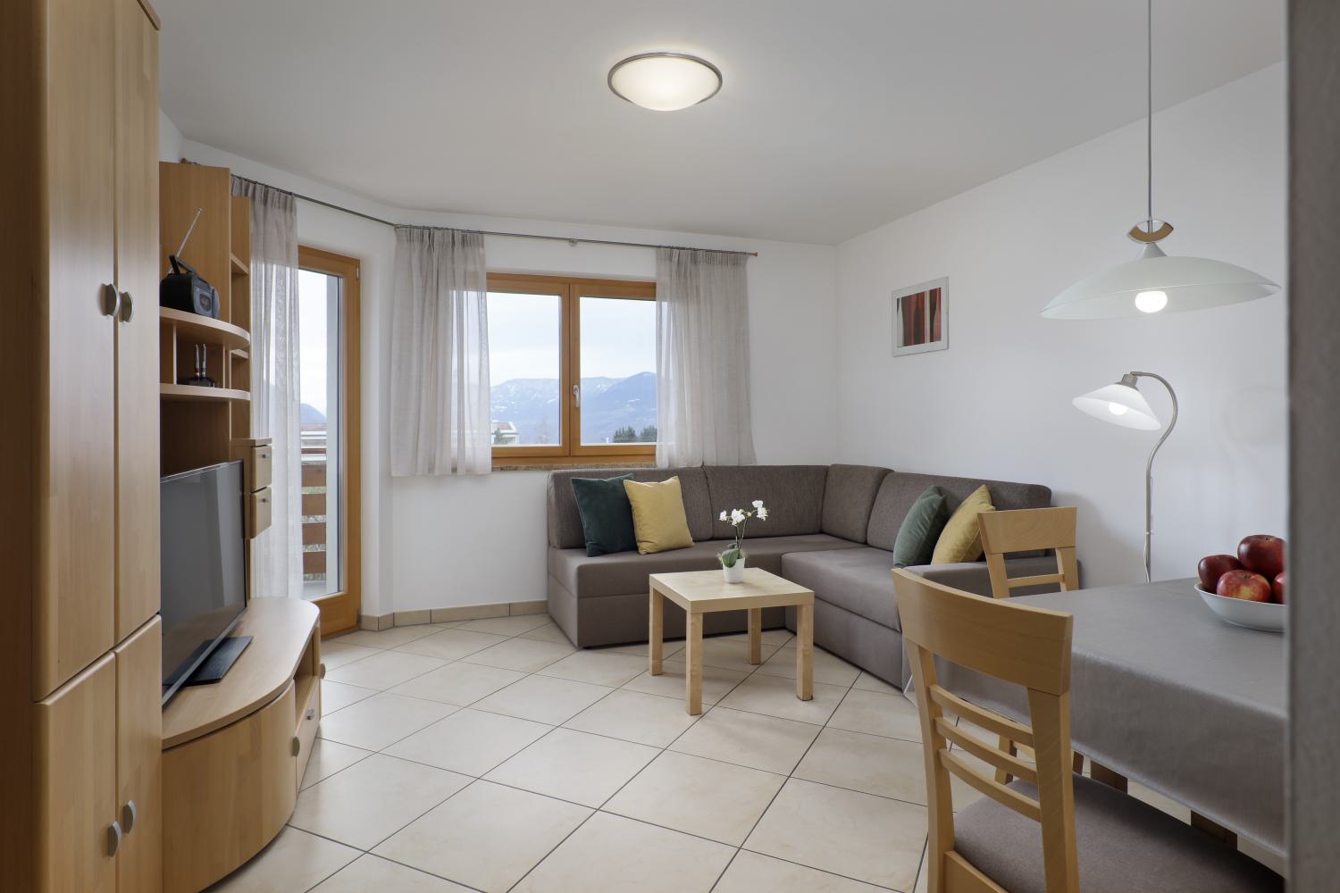 Soggiorno con balcone